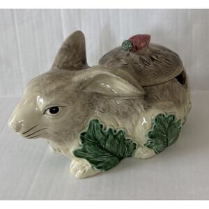 Vintage Rabbit Soup Tureen with Lid The Haldon Group 1983